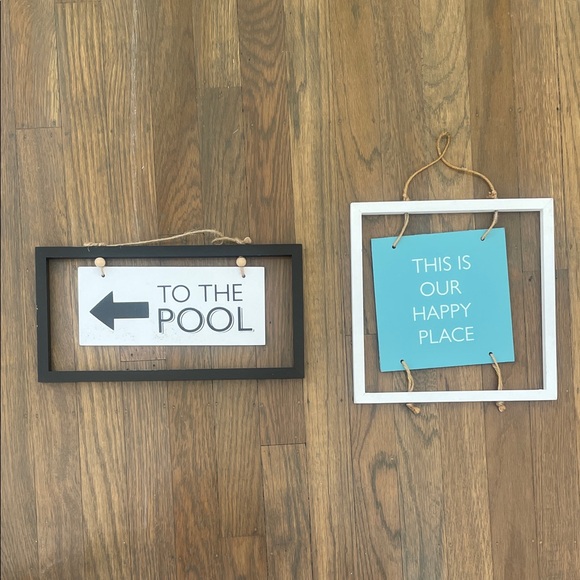 Pool Sign Set - Picture 2 of 2